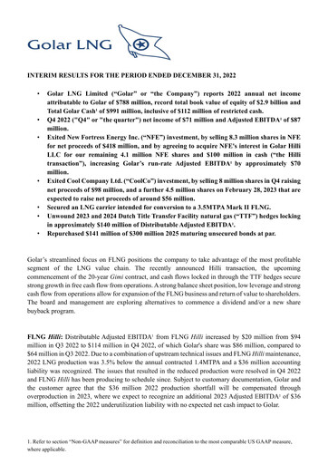 Thumbnail Golar LNG
 Quarterly Report 2022-q4