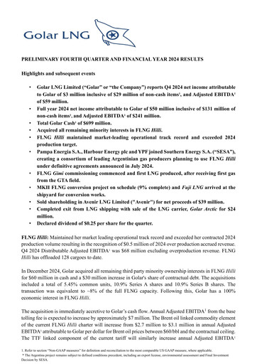 Thumbnail Golar LNG
 Quarterly Report 2024-q4