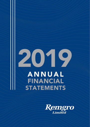 Thumbnail Remgro Limited Financial Statement 2019