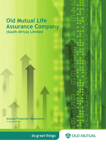 Thumbnail Old Mutual Financial Statement 2010