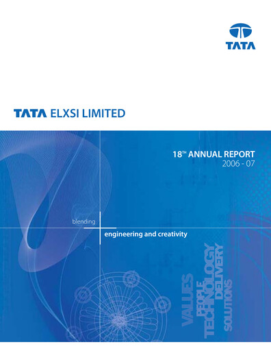 Thumbnail Tata Elxsi Annual Report 2006-2007