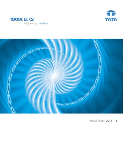 Thumbnail Tata Elxsi Annual Report 2012-2013