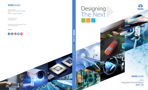 Thumbnail Tata Elxsi Annual Report 2021-2022