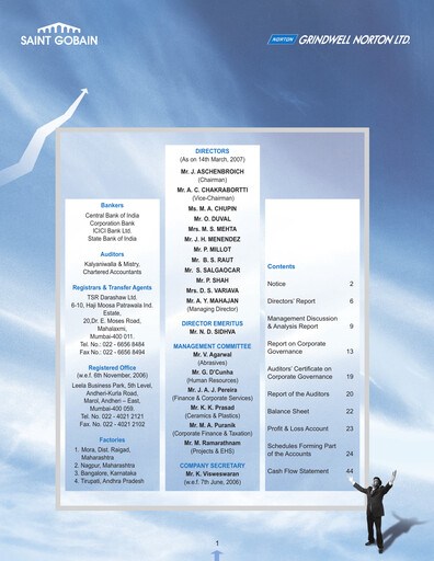 Thumbnail Grindwell Norton Annual Report 2006