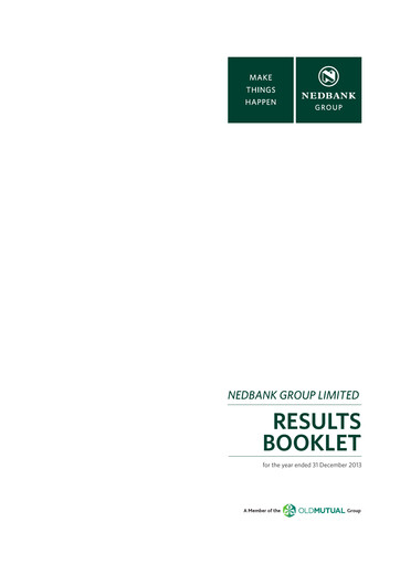 Thumbnail Nedbank Financial Statement 2013