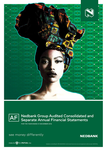 Thumbnail Nedbank Financial Statement 2016