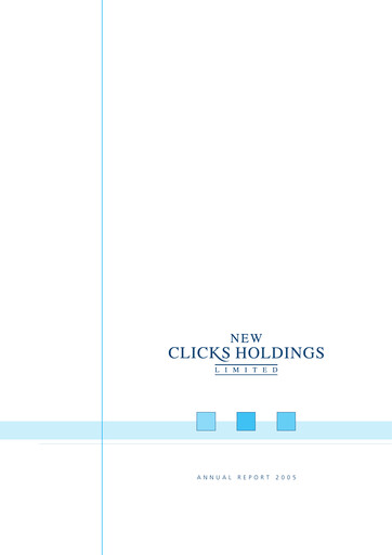 Thumbnail Clicks Group Annual Report 2005