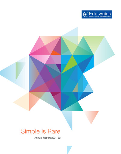 Miniature Edelweiss Financial Services Rapport annuel 2021-2022