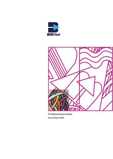 Thumbnail The Bidvest Group Annual Report 2004
