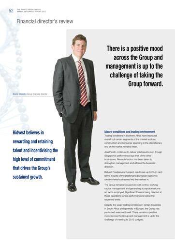 Thumbnail The Bidvest Group Annual Report 2012