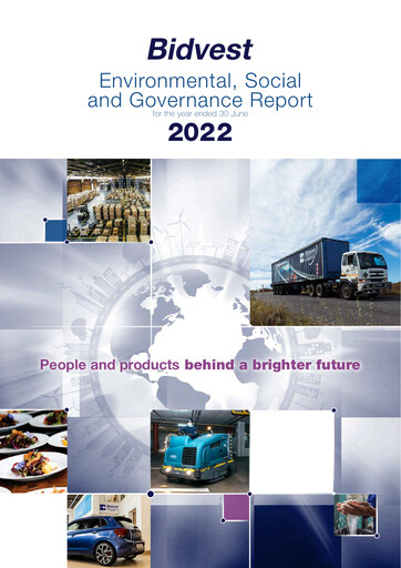 Thumbnail The Bidvest Group ESG Report 2022