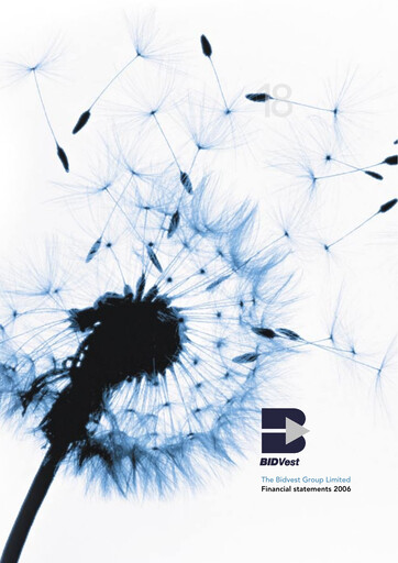 Thumbnail The Bidvest Group Financial Statement 2006