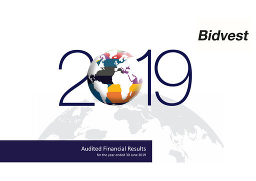 Thumbnail The Bidvest Group Financial Statement fy2019