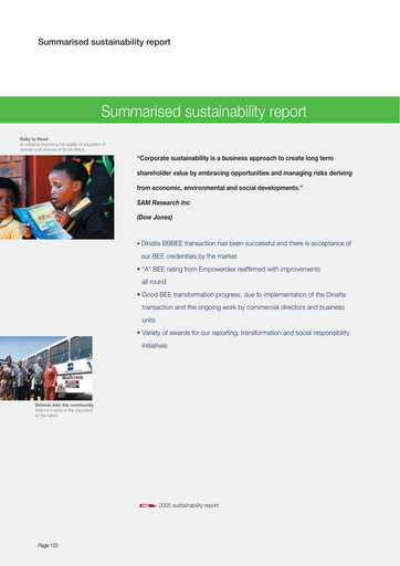 Thumbnail The Bidvest Group Sustainability Report 2005