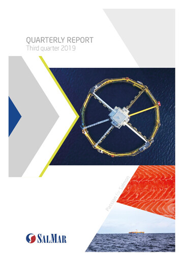 Thumbnail SalMar ASA Quarterly Report 2019-q3