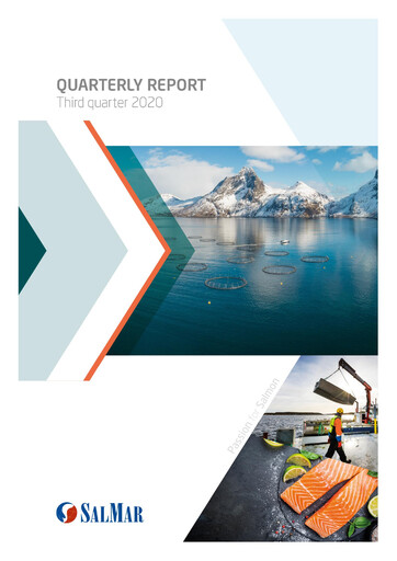 Thumbnail SalMar ASA Quarterly Report 2020-q3