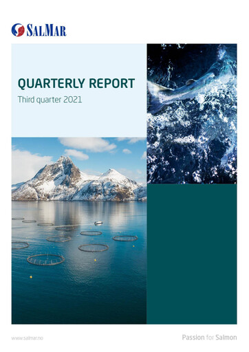 Thumbnail SalMar ASA Quarterly Report 2021-q3