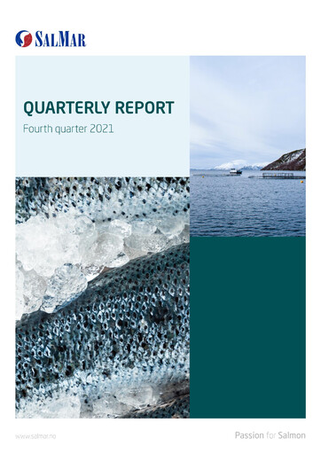 Thumbnail SalMar ASA Quarterly Report 2021-q4