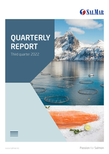 Thumbnail SalMar ASA Quarterly Report 2022-q3