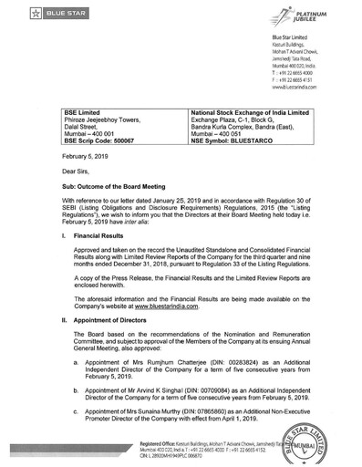 Thumbnail Blue Star
 Quarterly Report 2018-q3