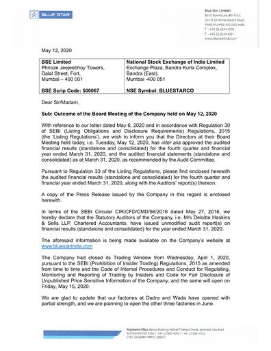 Thumbnail Blue Star
 Quarterly Report 2019-q4