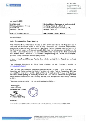 Thumbnail Blue Star
 Quarterly Report 2020-q3