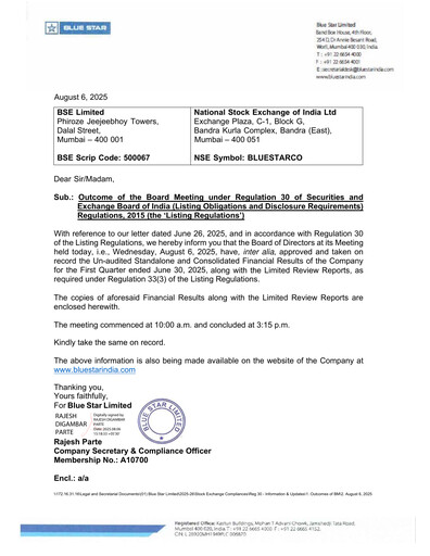 Thumbnail Blue Star
 Quarterly Report 2025-q1