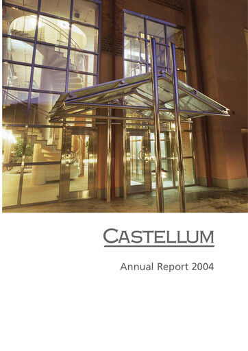 Thumbnail Castellum Annual Report 2004