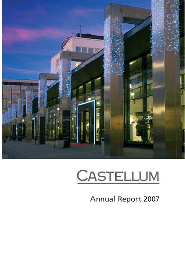 Thumbnail Castellum Annual Report 2007