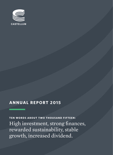 Thumbnail Castellum Annual Report 2015