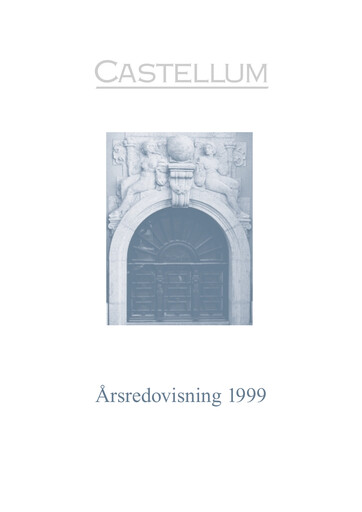 Thumbnail Castellum Annual Report 1999