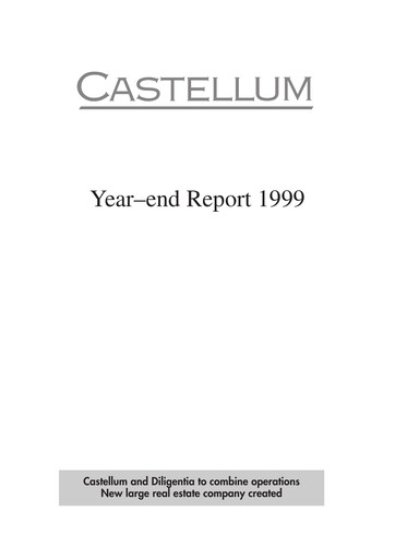 Thumbnail Castellum Financial Report 1999