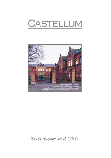 Thumbnail Castellum Financial Report 2001