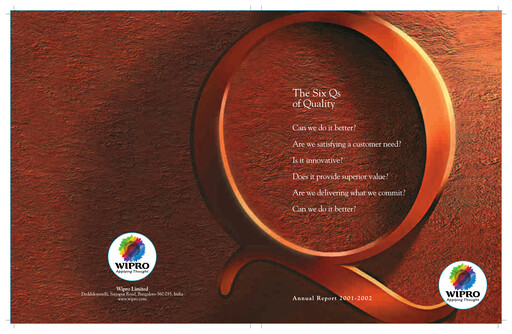 Thumbnail Wipro Annual Report 2001-2002