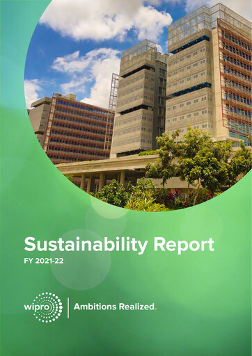 Thumbnail Wipro Sustainability Report 2021-2022