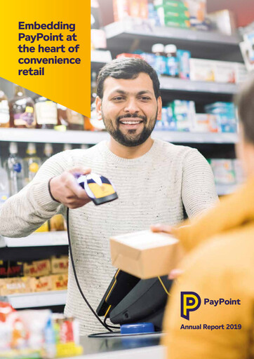 Thumbnail PayPoint Annual Report 2019