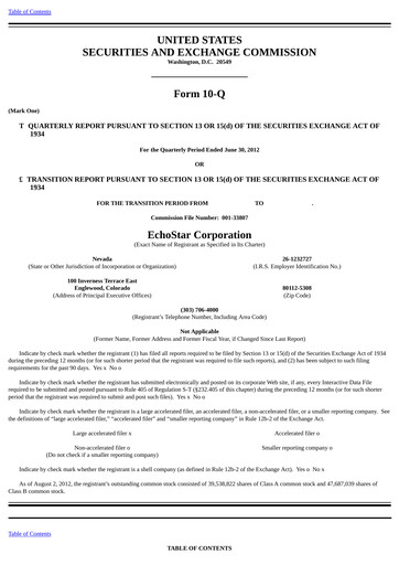 Thumbnail EchoStar Quarterly Report 2012-q2