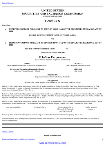 Thumbnail EchoStar Quarterly Report 2013-q3