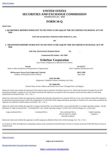 Thumbnail EchoStar Quarterly Report 2014-q1