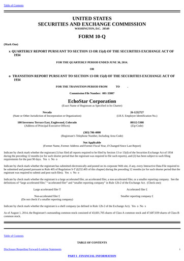 Thumbnail EchoStar Quarterly Report 2014-q2