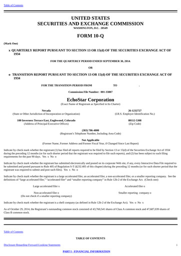 Thumbnail EchoStar Quarterly Report 2014-q3