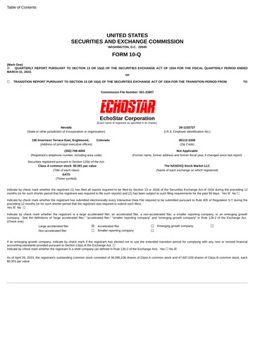 Thumbnail EchoStar Quarterly Report 2023-q1