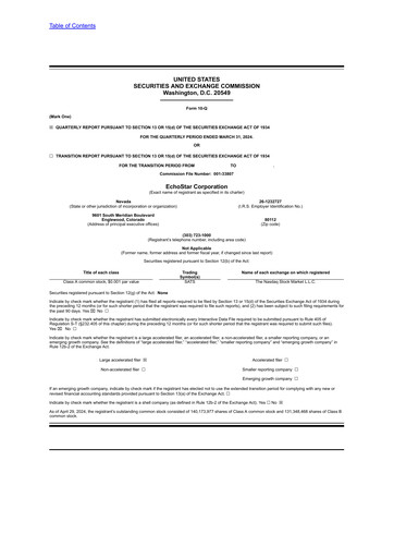 Thumbnail EchoStar Quarterly Report 2024-q1