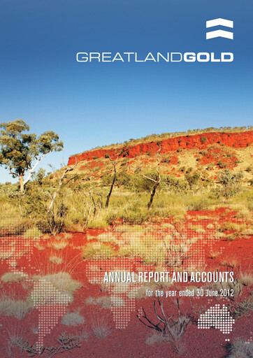 Thumbnail Greatland Gold Annual Report fy2012