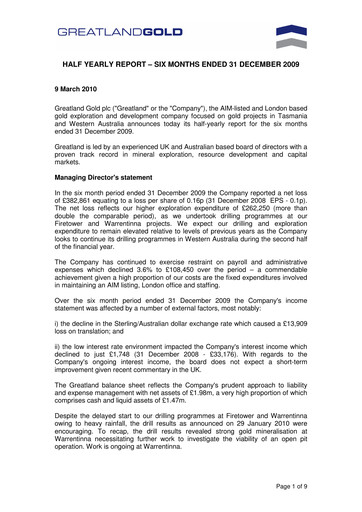 Thumbnail Greatland Resources Half-year Report 2009-h1