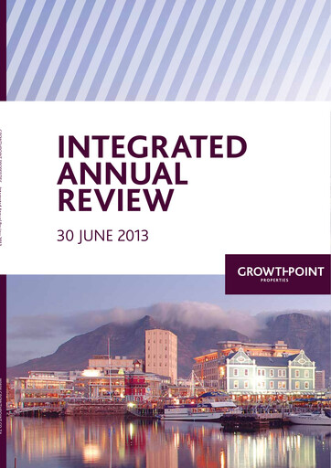 Thumbnail Growthpoint Properties Annual Report 2013