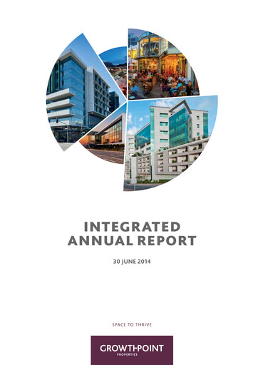 Thumbnail Growthpoint Properties Annual Report 2014