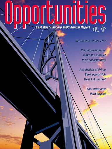 Thumbnail East West Bancorp
 Annual Report 2000