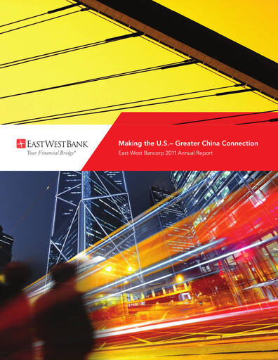 Thumbnail East West Bancorp
 Annual Report 2011