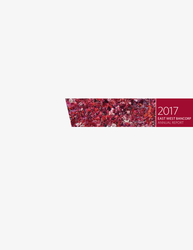 Thumbnail East West Bancorp
 Annual Report 2017